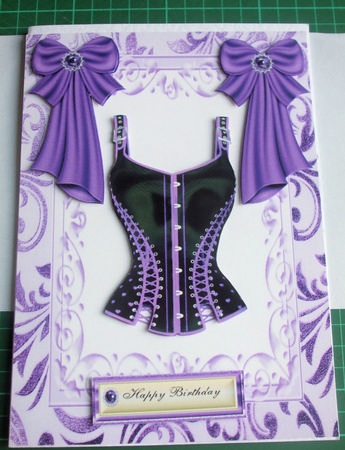 Gorgeous Purple Basque! by Catherine Nelson