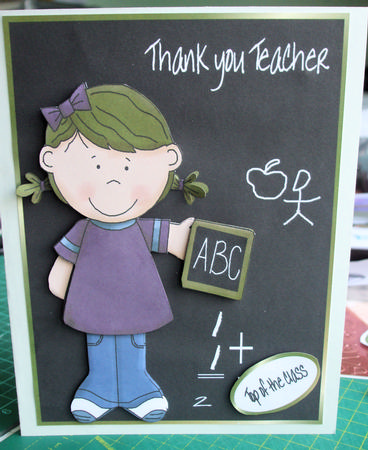 Thank You Teacher Black Board by Catherine Nelson