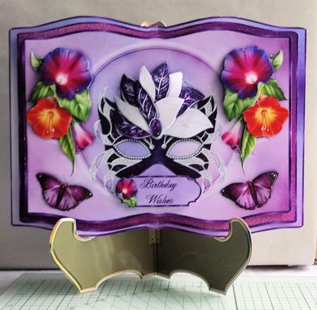 Morning Glory Masque - Book Card and Stand Kit by Catherine Nelson