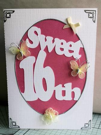Sweet 16 Birthday Craft Robo File by Catherine Nelson