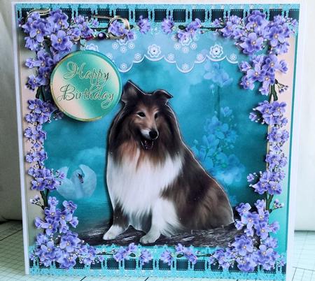 Collie Dog, Sweet Lassie Dog Mini Card Kit by Catherine Nelson