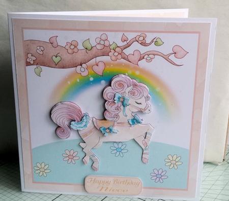 Prancing Pony Cute Birthday Mini Kit by Catherine Nelson