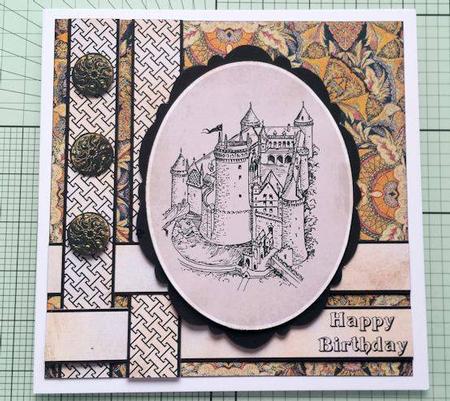 Castle Keep Woven Corner Card Mini Kit by Catherine Nelson