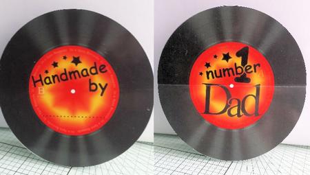 Number 1 Dad Record Rock N Roll Kit, Envelope and Insert Featured Gallery Photo