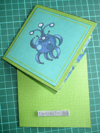 Alien Stubby Diamond Top Card Kit by Catherine Nelson