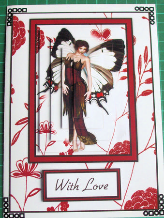 Beautiful Butterfly Fairy Card Front Kit by Catherine Nelson