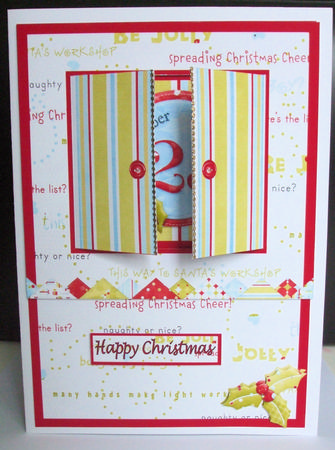 Open the Door! 25th of December Card by Catherine Nelson