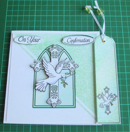 Christening/confirmation Quick Card with Decoupage by Catherine Nelson