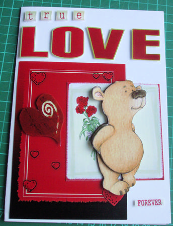 Hunni Bear Love Kit, 6 Sheets by Catherine Nelson