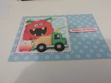 Silly Monster with Truck and Bear 2 by Janet Barker