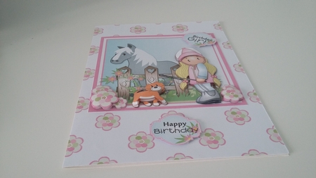 Horse Riding Chloe Topper Mini Kit by Janet Barker