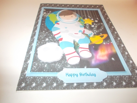 Happy Birthday Space Boy by Janet Barker