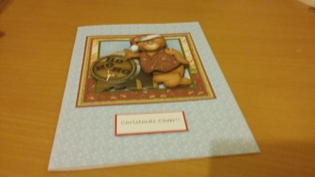 Have a Barrel of Laughs This Christmas Decoupage Mini Kit by Janet Barker