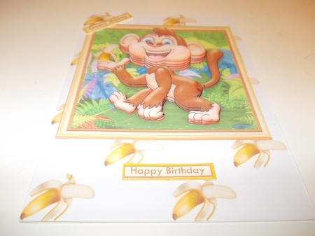 Cheeky Monkey Chinese New Year Valentine's Birthday Mini Kit by Janet Barker