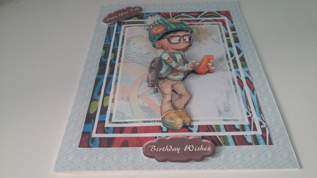 Uurban Boy Texing  by Janet Barker