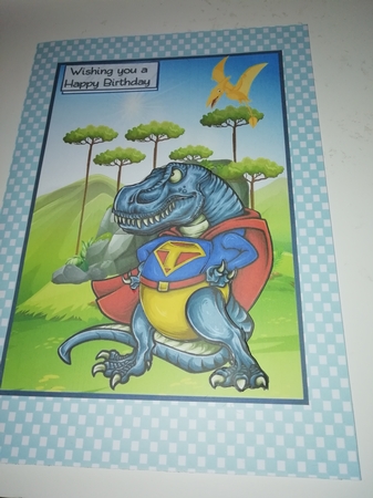A birthday Saurus by Janet Barker