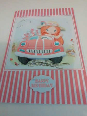 Driving Miss Daisy Red Head Mini Kit by Janet Barker