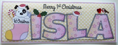 Patch 1st Xmas ISLA large dl 2 by Irene Woods