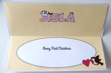 Patch 1st Xmas ISLA large dl 2 insert by Irene Woods