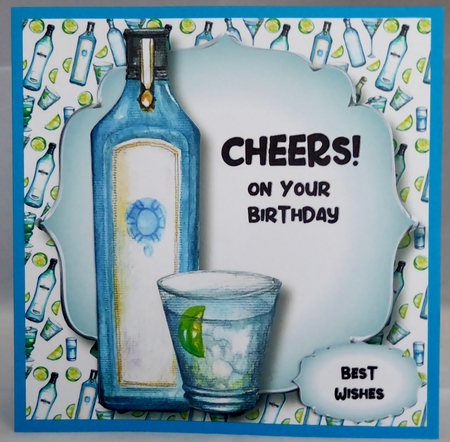 Birthday Cheers - Gin by Irene Woods
