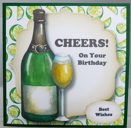 Birthday Cheers - Champagne by Irene Woods