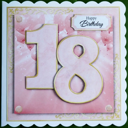 Pretty Pink 18th Birthday by Irene Woods