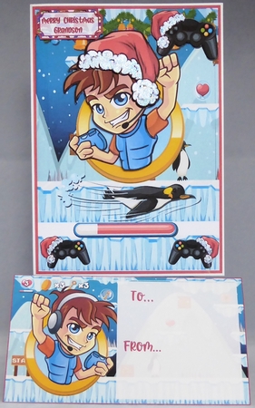 Christmas Game...Boy A5 by Irene Woods