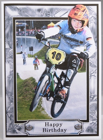 BMX Birthday Boy by Irene Woods