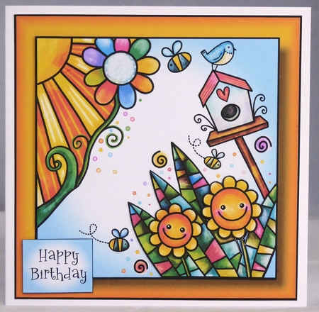 Bright Happy Spring Bumper Kit by Irene Woods