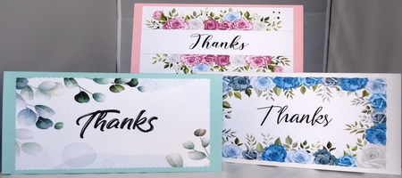3 Card Topper Floral Sheet - 05 by Irene Woods