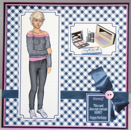BIRTHDAY CARD, TEEN GIRL 42 by Irene Woods