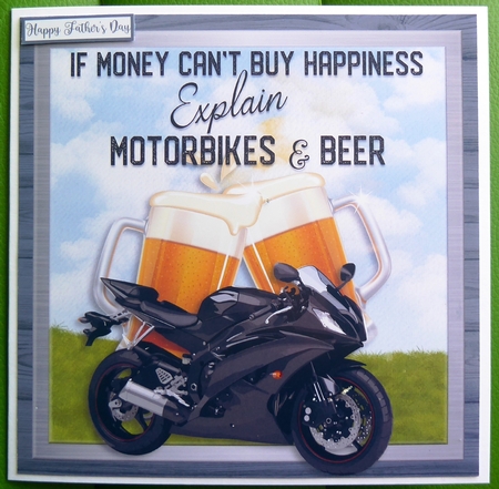 BIKES & BEER quick card by Irene Woods