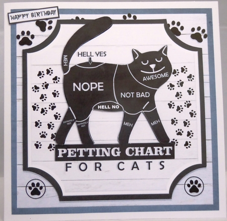 CAT PETTING CHART by Irene Woods