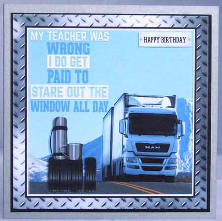 PAID TO STARE quick card by Irene Woods