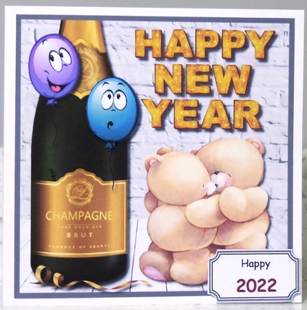 Forever Friends Happy New Year by Irene Woods