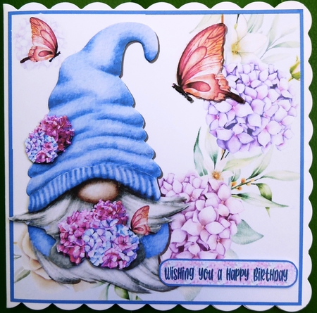 Hydrangea Gnome by Irene Woods
