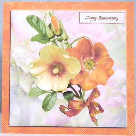 Quick and Easy Flowers For You Topper and Decoupage by Irene Woods