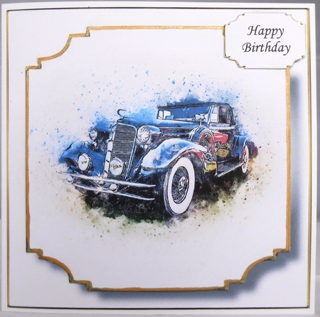 Simple Vintage Car 5 by Irene Woods