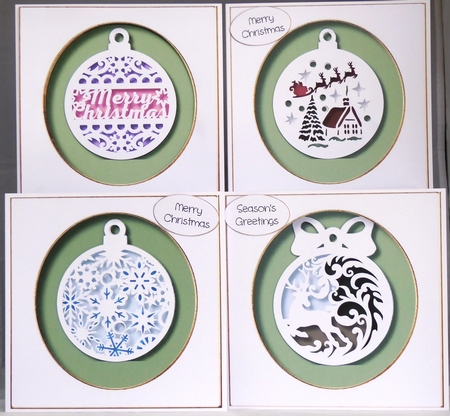 Faux Paper Cut Bauble No Flowers Bumper Kit by Irene Woods