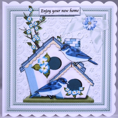 New Home Cute Birdhouse Mini Kit by Irene Woods