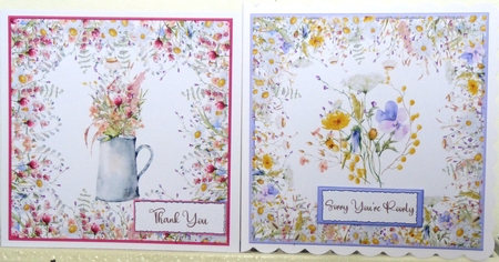 Floral Thank-You Poorly Toppers by Irene Woods