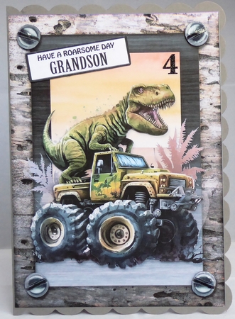Monster Truck 5x7 Card Front Kit by Irene Woods