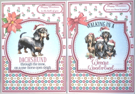 FUNNY CHRISTMAS DOGS by Irene Woods