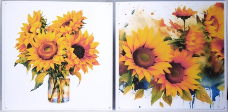Sunflower Card Toppers by Irene Woods