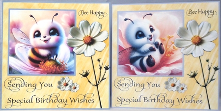 Bee Happy Birthday by Irene Woods