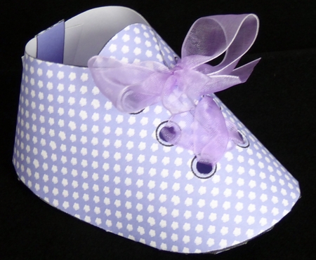 Beautiful 3D Baby Shoe Keepsake by Irene Woods