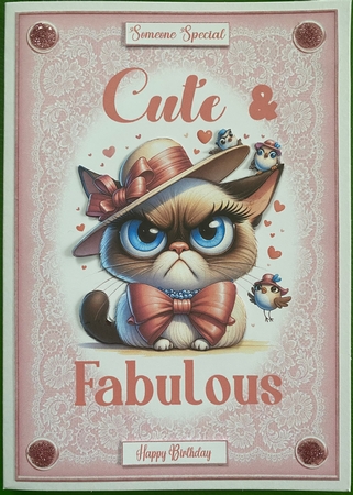 Fun & cheeky Romance & Anniversary 6 Toppers & 2 x Inserts kit  by Irene Woods