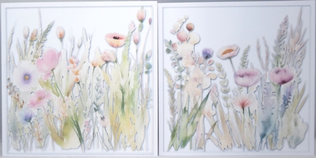 Spring Flowers Card Toppers 2 by Irene Woods
