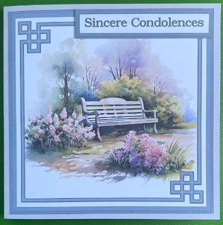 6x6 Garden of Sympathy 5 & 6 with Sentiments CU4CU/PU/CU by Irene Woods