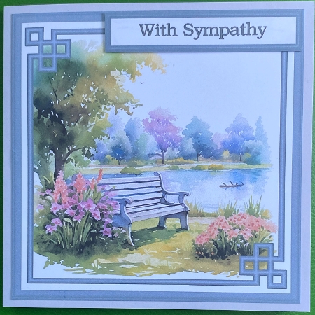 6x6 Garden of Sympathy 5 & 6 with Sentiments CU4CU/PU/CU by Irene Woods